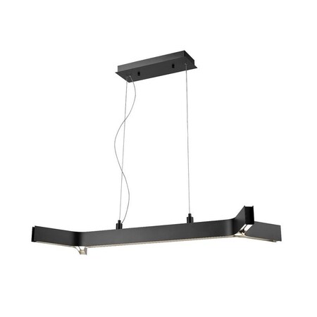 Z-Lite Arcano 5 Light Pendant, Matte Black 8002-42MB-LED